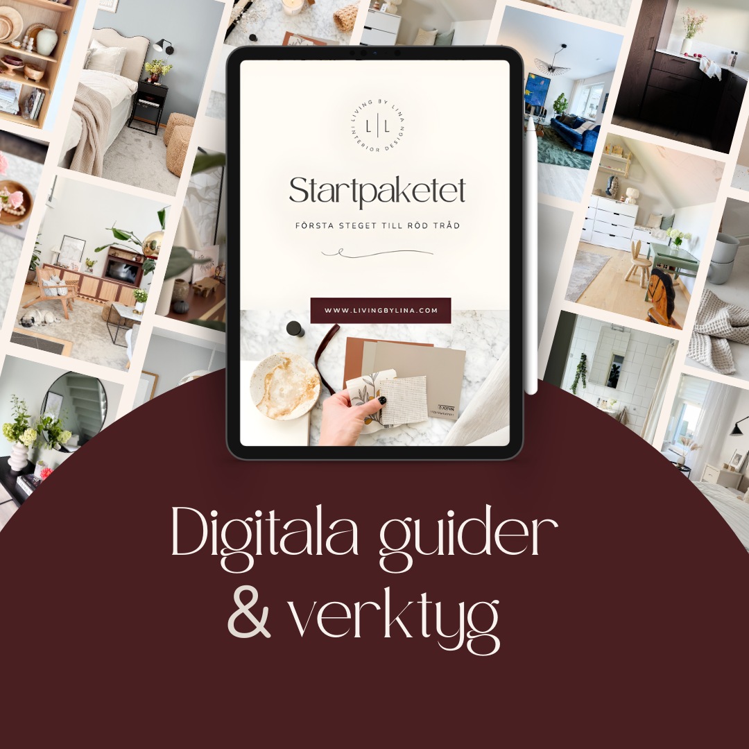 Digital inredningsguide som PDF på iPad – Digitala guider & verktyg